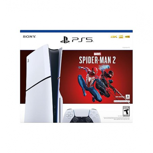  PlayStation 5 Console - Marvel's Spider-Man 2 Bundle (slim) :  Video Games